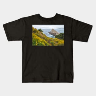 Sunflowers on Slope Kids T-Shirt